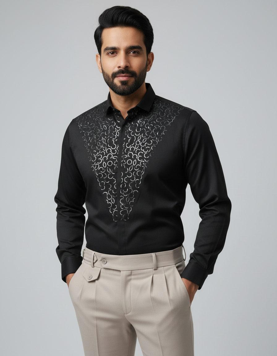 Stone Shirt and Gurkha Pant Combo